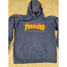 Vintage Thrasher Magazine Flame Logo Hoodie N...
