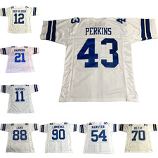 Unsigned Custom Adult/Youth White Sewn Stitched NWT Jersey Sizes S-6XL