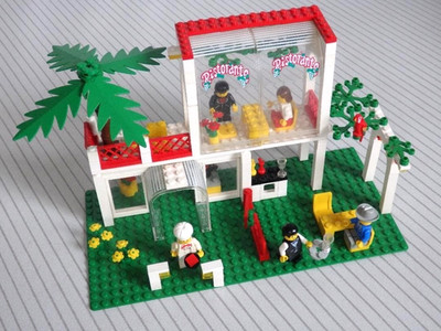 LEGO 6376 Legoland Town Breezeway Cafe Used from Japan | eBay