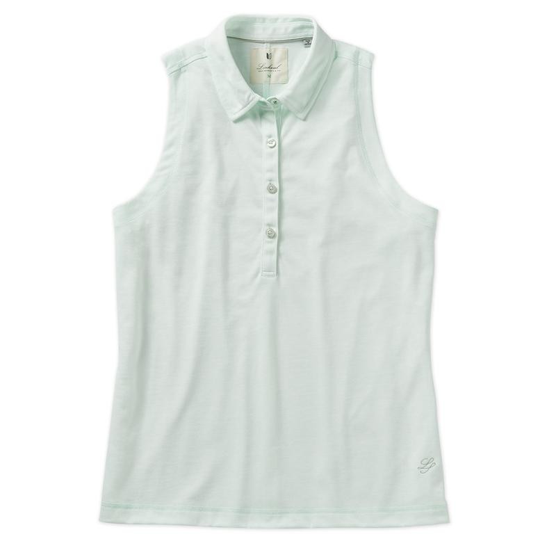 Linksoul Womens Sleeveless Polo Golf Shirt LSW137 Julep - Size Small