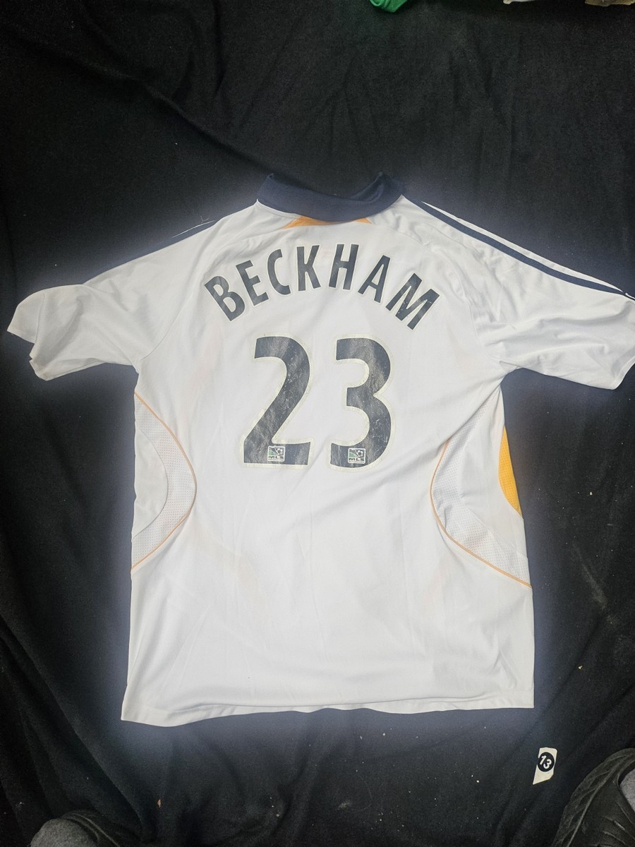 ベッカム Galaxy LA 23番 L Size – #23 Beckham Shirt Home Original 2007/08 Galaxy LA シャツ　2006-2007 ウェア