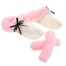 1 Pair Winter Clogs Liners: Removable Plush Inner Soles - Cozy Furry Shoe