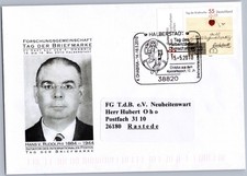 Halberstadt 2010 Hans v. Rudolphi Apostelteppich Tag der Briefmarke SST Brief