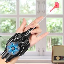 Guantes Araña Hombre Telaraña Tirador Juguete, Araña Seda Lanzador para Niños, Carga, Cuerda