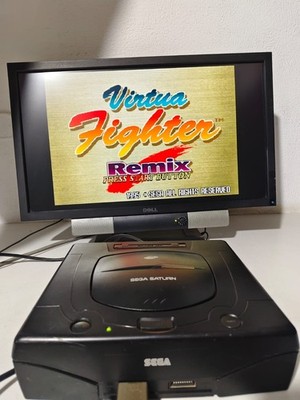 SEGA Saturn Black Model MK-80000A Game Console