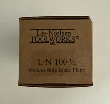 LIE NIELSEN CONVEX SOLE BLOCK PLANE L-N 100 1/2 - SQUIRREL TAIL