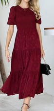 Kirundo Dress Women's Size XXL New,gothi, Elegant, Maxi Barby,Red.