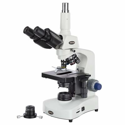 AmScope 40X-2000X 3W LED Trinokular Mikroskop, Dunkelfeld / Hellfeld