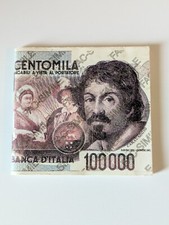 Agendina telefonica tascabile - Motivo 100000 Lire