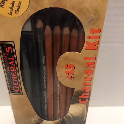 General Pencil Charcoal Drawing Pencil Kit #15 Set General's, 13 Pieces - 第 5/5 張圖片