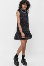 Urban Outfitters Veda Mini Evil Eye Dress, Summer, Ruffle, Sz S