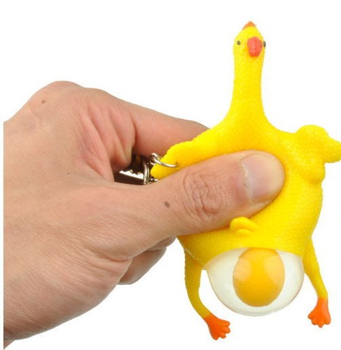 Yellow-Spoof-vent-Chicken-Pet-Dog-Toy-Under-strange-hens-SK