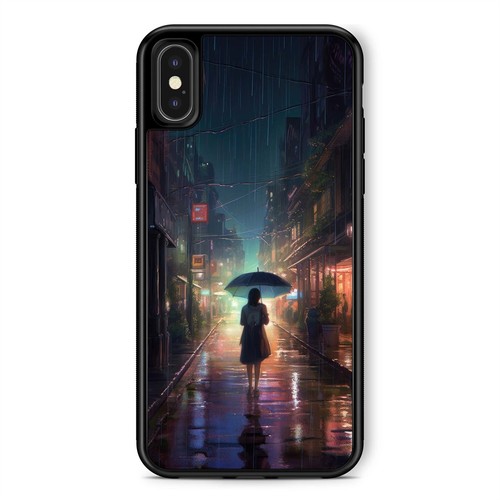 Anti-skid Case For Apple iPhone Samsung Galaxy Rainy Streets Umbrella - Picture 131 of 240