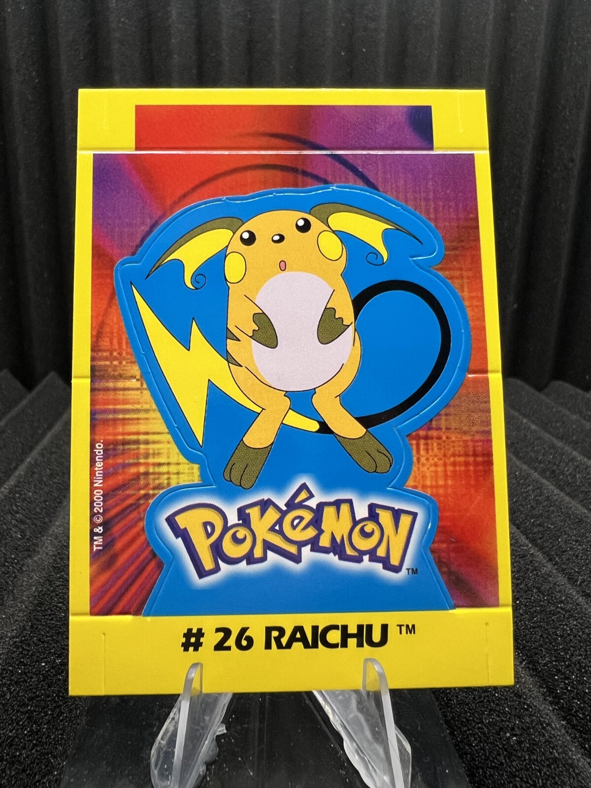 Raichu #26 - Navarrete Kanto Buildable Card 2000s Vintage - Pokemon Card