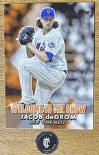 Jacob DeGrom 2022 Topps Series 1 Baseball Welcome To The Show # WTTS-35 NY Mets