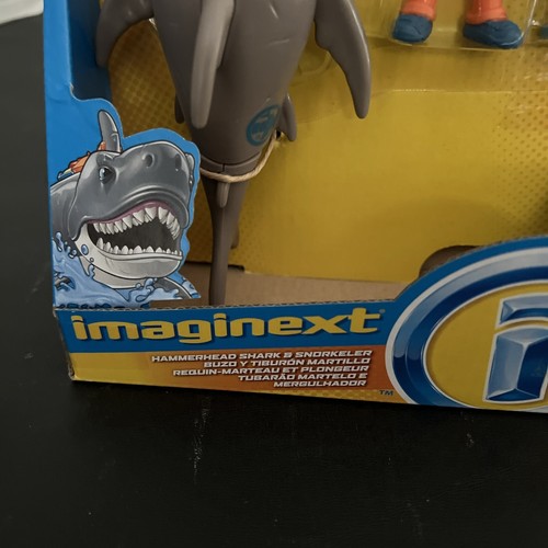 IMAGINEXT Hammerhead Shark & Snorkeler Figure , NEW SHARK PATROL - Picture 3 of 9