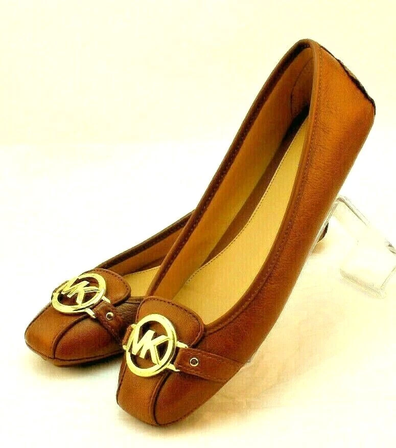 New MICHAEL KORS Size 10 Fulton Brown Moccasin Women s Flats