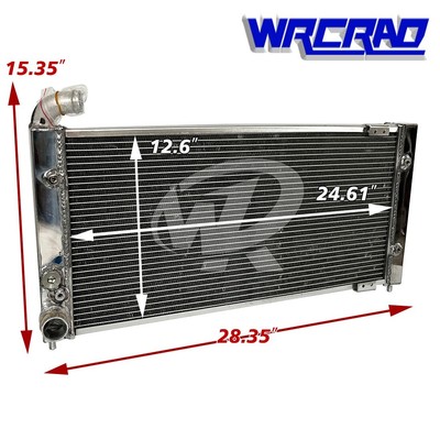 Cooling Radiator Fit for Volkswagen VW Golf 2 Corrado VR6 Turbo Manual Aluminum