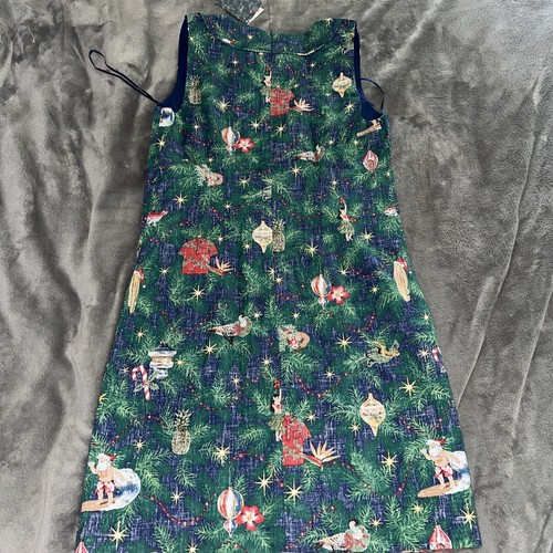 NWT 2022 REYN SPOONER Size 4 Christmas Mele Kalikimaka Zipper Women’s Dress K15 - Picture 12 of 15