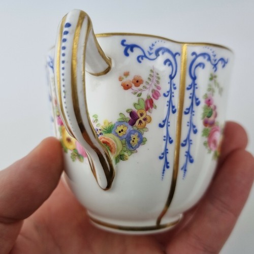 Antique 19th Century Copeland Spode Tea Cup Decorated Flowers Pattern 8457 #2 - Picture 6 of 11