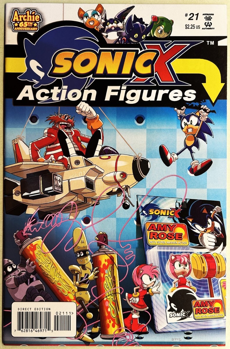 SONIC X HEDGEHOG Comic Book #21 August 2007 First Edition Bagged