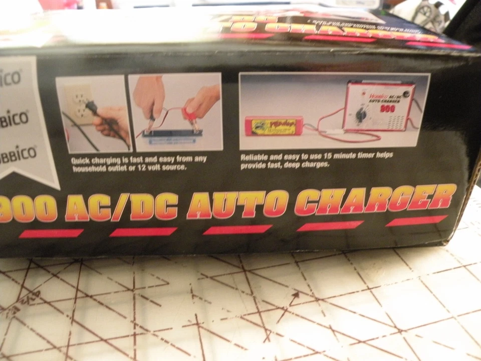 BOXED Hobbico HCAP0125 AC/DC NiCd Charger 900 Fast/Trickle R/C Car Truck Boat - Image 3 of 4
