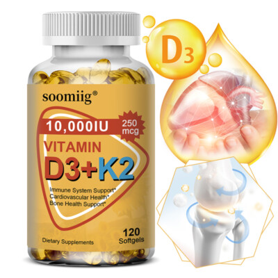 Vitamin K2+D3 Vitamin Supplement Supports Bone Health And Immune System Health