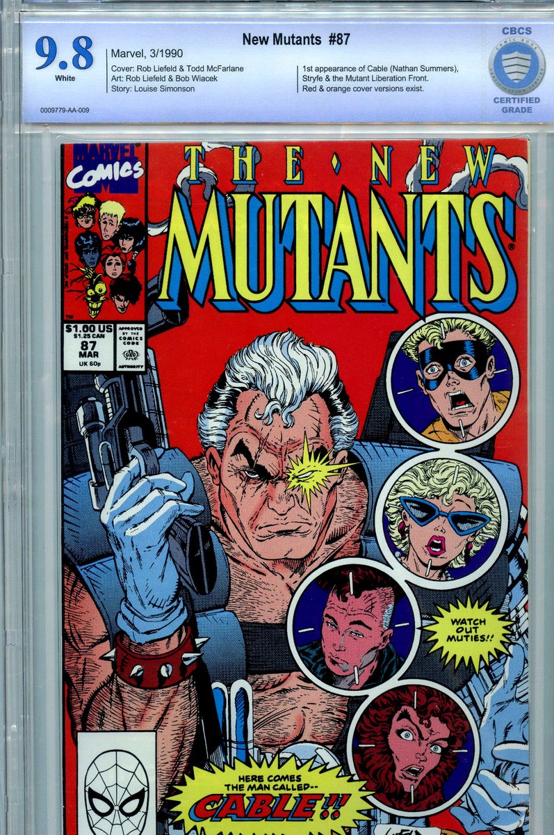 New Mutants #87 CBCS 9.8 NM/M 1990 Marvel Comics 1st Cable