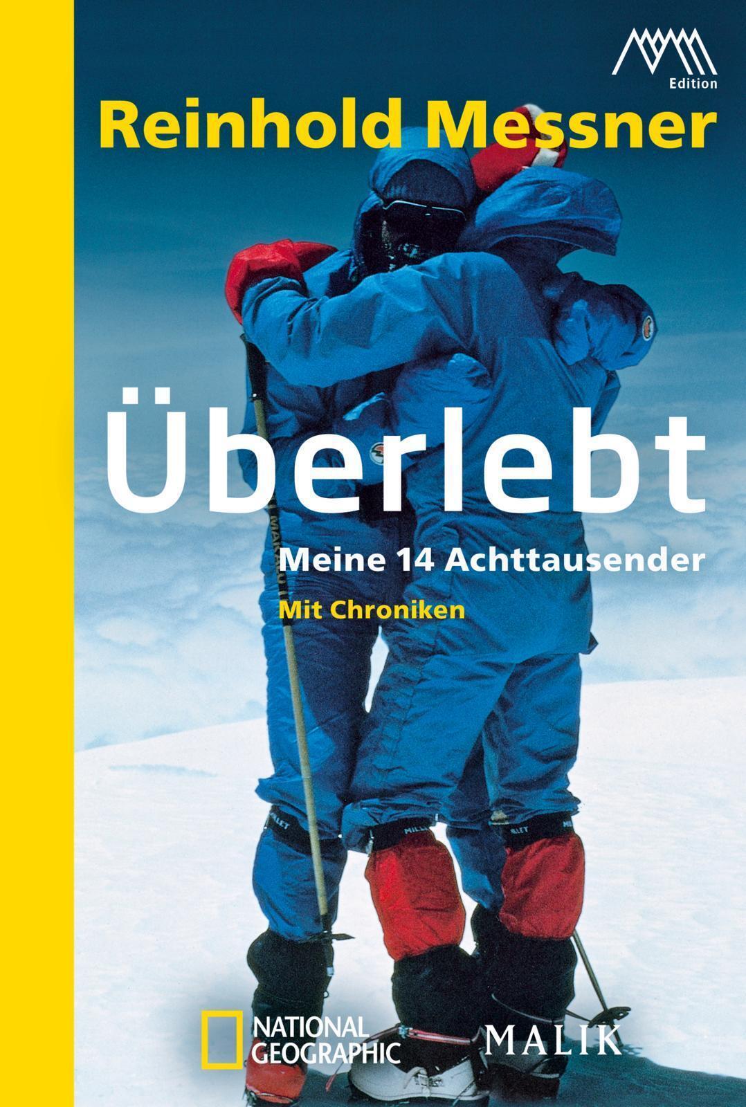 Thumbnail - Überlebt | Meine 14 Achttausender | Reinhold Messner | Taschenbuch |