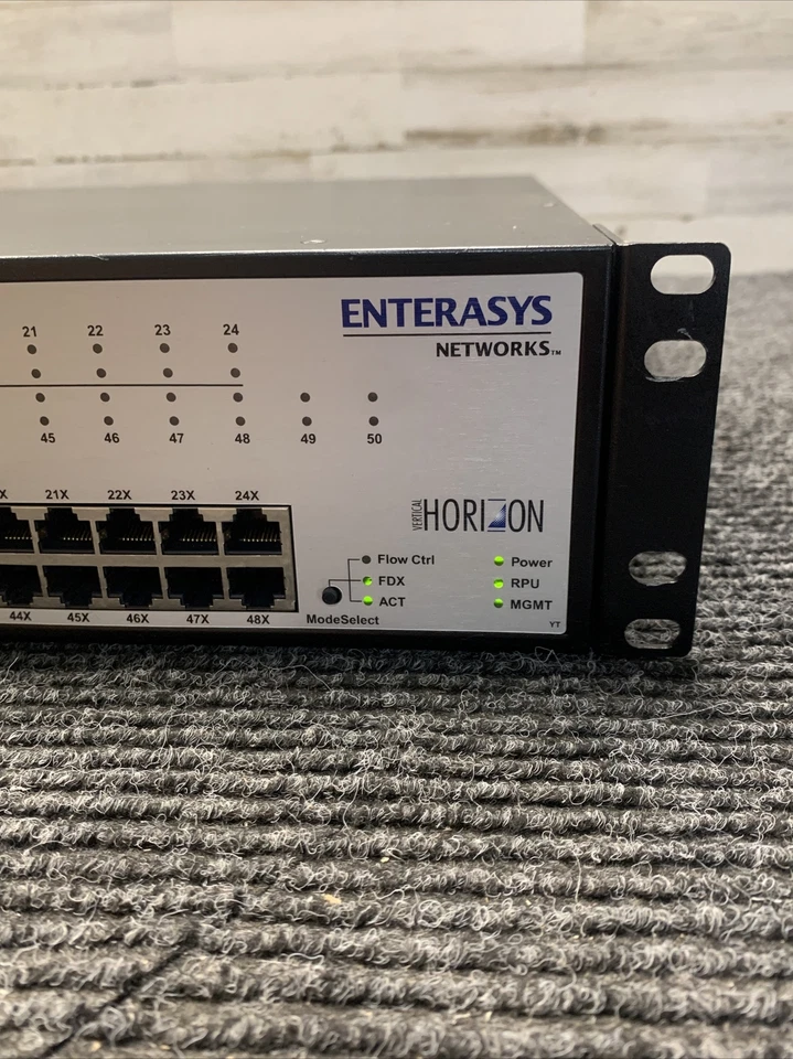 Enterasys Networks Vertical Horizon VH-4802 48-Port 10/100 Ethernet Switch - Image 2 of 4