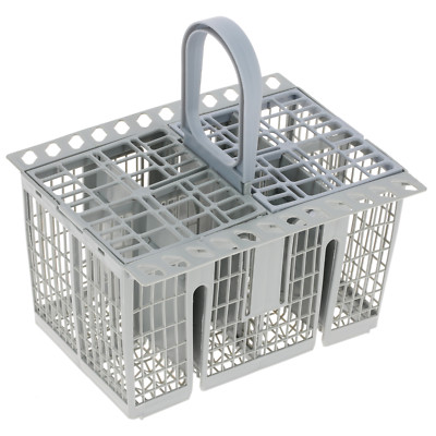Grey Dishwasher Cutlery Basket Tray & Removeable Handle For Brandt & De Dietrich
