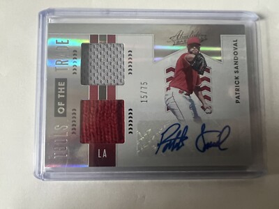 2020 Absolute Tools of the Trade Dual Swatch Autos #22 Patrick Sandoval #/75
