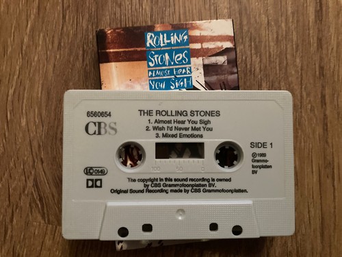 Rolling Stones Almost Hear You Sigh Rare Cassette Single Tape Cassingle - Picture 4 of 5