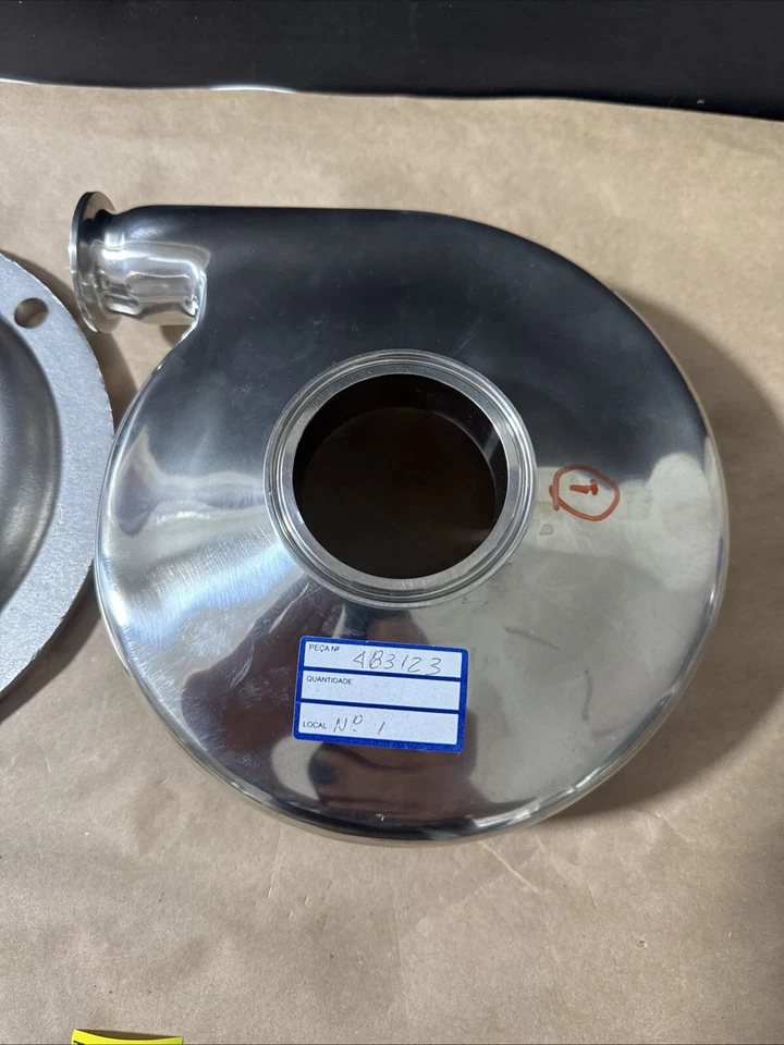 New Fristam FZX2150 Stainless Pump Housing 3" x 2" Warranty - Image 2 of 4