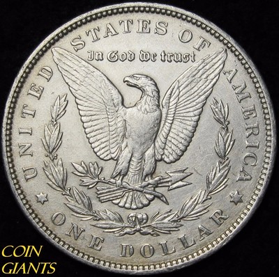 1889-P Morgan Silver Dollar HOT 50 VAM-18A Doubled Ear Die Chip R