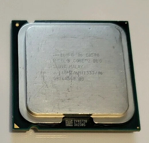 3.167 GHz INTEL CORE 2 DUO E8500 6MB L2/1333MHz SOCKET 771 SLB9K CPU - Image 3 of 4