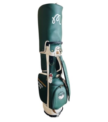 MALBON GOLF Caddy Bag Green PVC leather 3.6kg Type 9.0 New