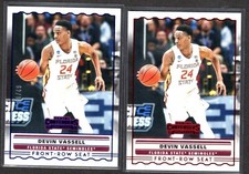 2x DEVIN VASSELL  FLORIDA ST. 2020 CONTENDERS DP FRONT ROW SEAT - RED & BLUE /99