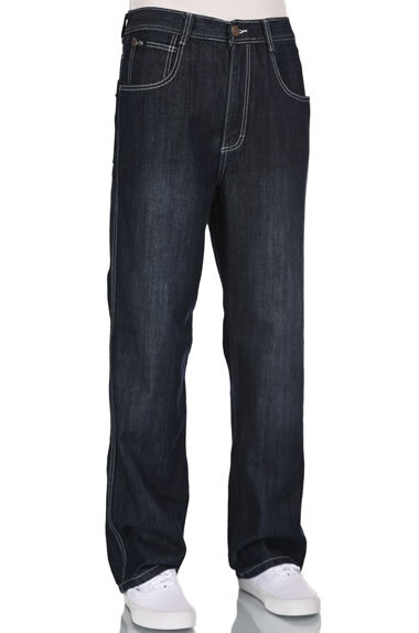 Men Eagle Blue Jeans Relaxed Straight Wide Leg Jeans Ebay 