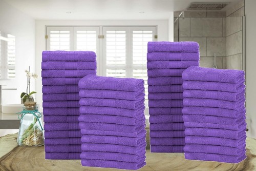 100x Face Cloths Super Quality 100% Egyptian Cotton Soft Small Hand Towels Sets - Picture 26 of 57