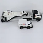 Vintage 80s Tonka NASA Semi-Truck w/ Trailer, Shuttle & Box Truck 1985