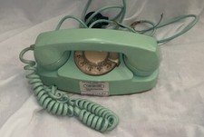 Vintage 1961 Western Electric Princess Rotary Telephone Aqua Retro Working