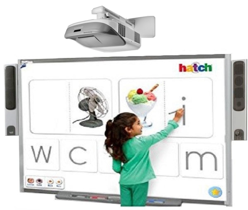 Electronic Interactive Dry Erase Board for Classroom Presentation