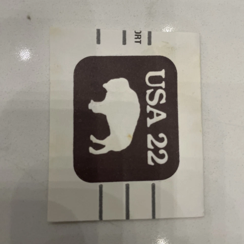 LOT OF  5 SCOTT #U608 USED CORNER CUT SQUARE, BUFFALO AMERICAN BISON 22 Cents - Image 3 of 4