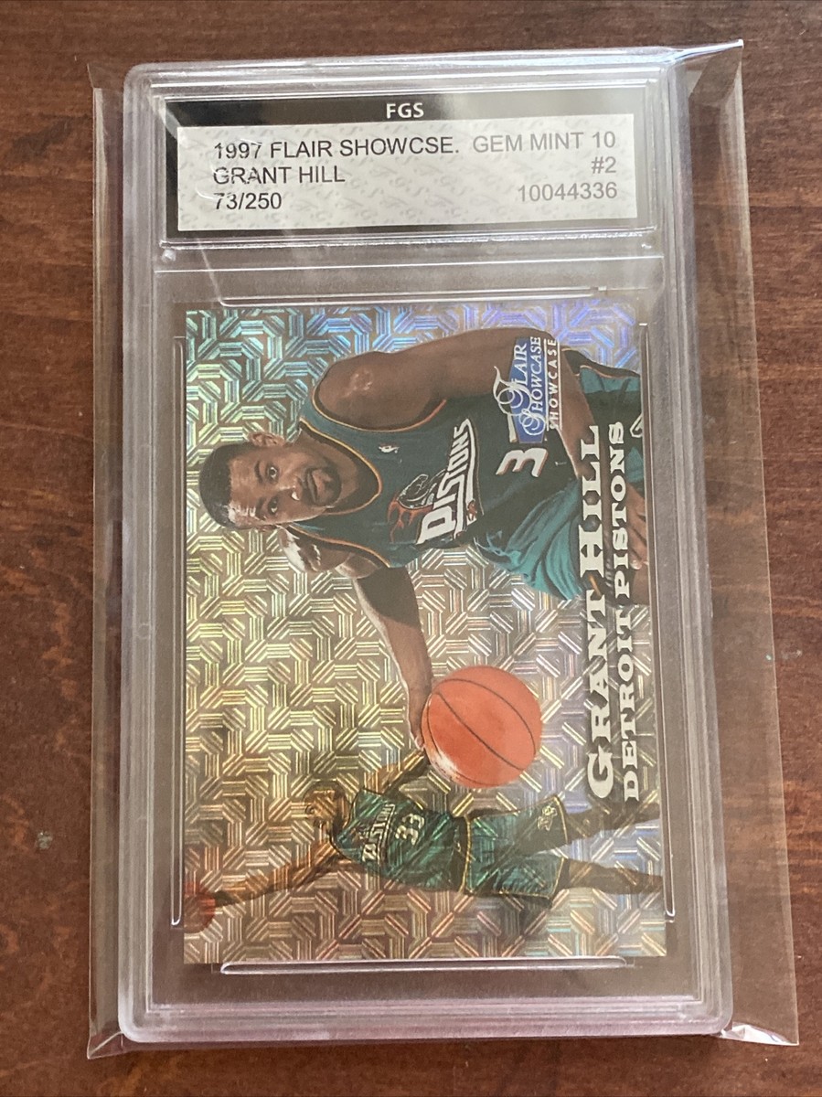 97-98 Flair Showcase Basketball Card ROW 0 Grant Hill #73/250 FGS