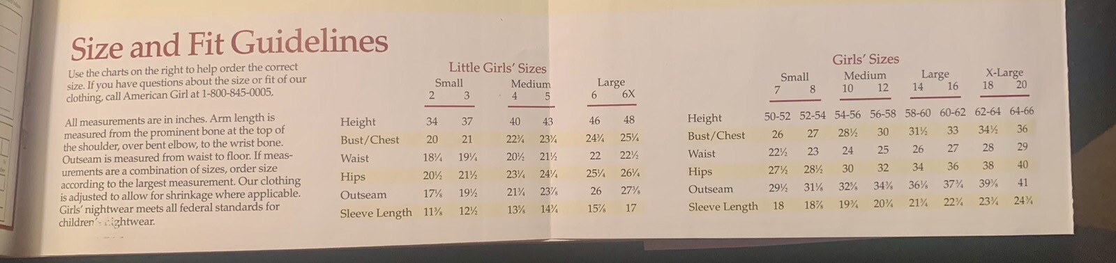 American Girl - Size XL Dress Like Your Doll Satin Snowflake Pajamas