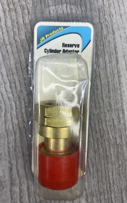 JR Products Brass LP Gas Fitting 1''-20 Female Thread to 1''-20 Male Thread