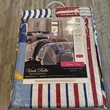 Anchors Away - Lightweight Quilt Set with Pillow Shams King