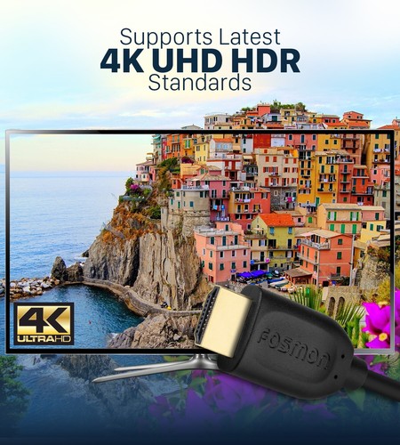 10FT 4K UHD 1080p High Speed HDMI Cable for PS5 PS4 Xbox Nintendo Switch Wii - Picture 4 of 5