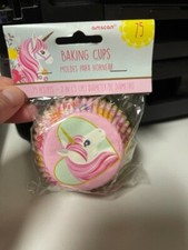 Magical Unicorn 75ct. Baking Cups Party Supply New  
